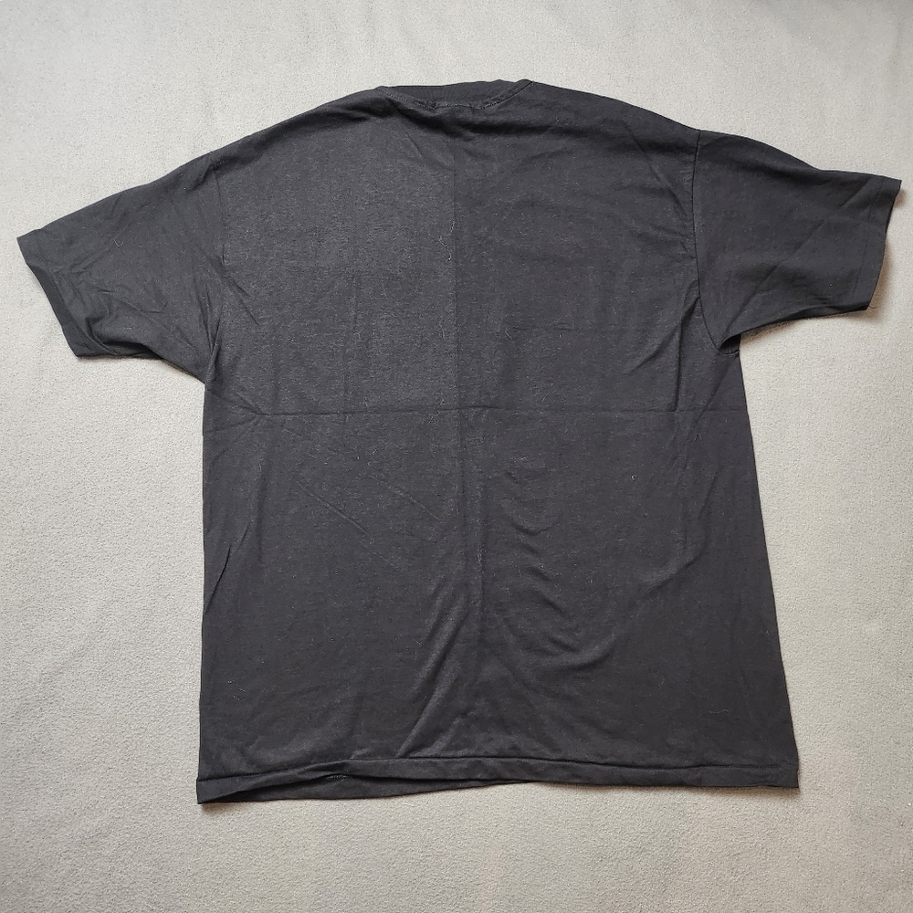 VTG 90s Hanes Red Dog Made in USA T-shirt men XL retro black - Picture 5 of 7